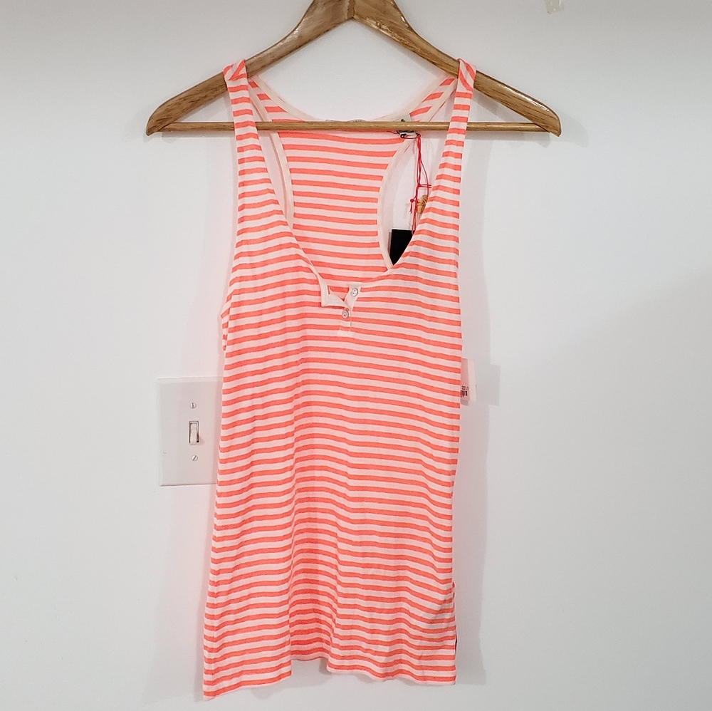 Maison Scotch stripe tank sz 2